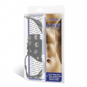 Утяжка на пенис и мошонку Cock Ring With 1.5  Ball Stretcher And Optional Weight Ring - BlueLine - купить с доставкой в Сургуте