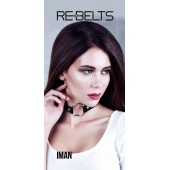 Чёрный чокер-кляп Iman Black - Rebelts - купить с доставкой в Сургуте