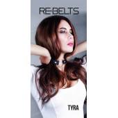 Чёрный кожаный чокер-кляп Tyra Black - Rebelts - купить с доставкой в Сургуте