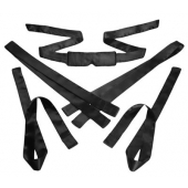Бондажный набор из сатиновых лент Bordeaux 5 Piece Satin Bondage Set - XR Brands - купить с доставкой в Сургуте