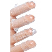 Набор из 4 насадок на член Pleasured Penis Enhancement Sleeve 4 Pack - XR Brands - в Сургуте купить с доставкой