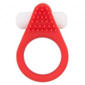 Красное эрекционное кольцо LIT-UP SILICONE STIMU RING 1 RED - Dream Toys - в Сургуте купить с доставкой