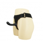 Страпон с изогнутой головкой Ultra Harness Curvy Dildo - 15,8 см. - Baile - купить с доставкой в Сургуте