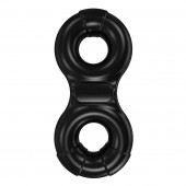 Чёрное эрекционное виброкольцо Eight - Bathmate - в Сургуте купить с доставкой