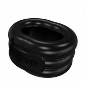 Чёрное эрекционное виброкольцо Stretch - Bathmate - в Сургуте купить с доставкой