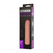 Насадка-удлинитель Extension sleeve телесного цвета - 18,5 см. - Sitabella - в Сургуте купить с доставкой
