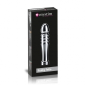 Ребристый фаллоимитатор для электростимуляции Funky Fella Rill Dildo - 13 см. - MyStim - купить с доставкой в Сургуте