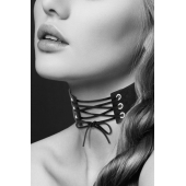 Оригинальный ошейник-чокер со шнуровкой - Bijoux Pour Toi - купить с доставкой в Сургуте