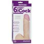 Ультра реалистичная насадка Vac-U-Lock  6  ULTRASKYN Cock - 17,3 см. - Doc Johnson - купить с доставкой в Сургуте