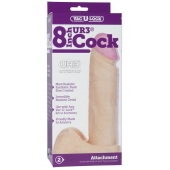 Ультрареалистичная насадка для трусиков Vac-U-Lock 8  ULTRASKYN Cock - 20,57 см. - Doc Johnson - купить с доставкой в Сургуте