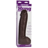 Большая насадка для трусиков Vac-U-Lock Realistic Hung - 31,7 см. - Doc Johnson - купить с доставкой в Сургуте