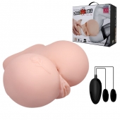 Вагина и анус с вибрацией CrazyBull Vagina and Ass - Baile - в Сургуте купить с доставкой