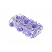 Фиолетовая насадка на пенис Rings Armour - Lola Games - в Сургуте купить с доставкой