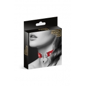 Красный чокер с замком в форме сердца - Bijoux Pour Toi - купить с доставкой в Сургуте