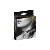 Черный чокер с двумя кольцами - Bijoux Pour Toi - купить с доставкой в Сургуте