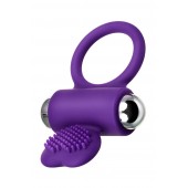 Фиолетовое виброкольцо с ресничками JOS PERY - JOS - в Сургуте купить с доставкой