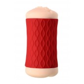 Двухсторонний мастурбатор JOS  NADIN в красном цилиндре - JOS - в Сургуте купить с доставкой