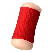 Двухсторонний мастурбатор JOS  NADIN в красном цилиндре - JOS - в Сургуте купить с доставкой