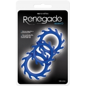 Набор из 3 синих эрекционных колец Renegade Gears - NS Novelties - в Сургуте купить с доставкой