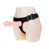 Телесный фаллоимитатор на трусиках Jessica Strap-On - 15,5 см. - Baile - купить с доставкой в Сургуте