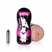 Мастурбатор-вагина Sex In A Can Vibra Vagina Tunnel - Lovetoy - в Сургуте купить с доставкой