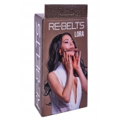 Кляп-трензель Lora с металлическими кольцами - Rebelts - купить с доставкой в Сургуте