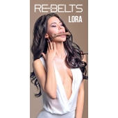 Кляп-трензель Lora с металлическими кольцами - Rebelts - купить с доставкой в Сургуте