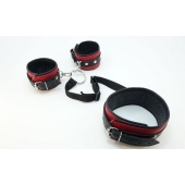Кожаный БДСМ-набор - БДСМ Арсенал - купить с доставкой в Сургуте