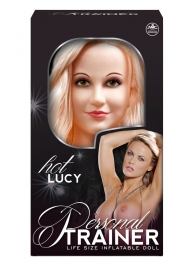 Надувная кукла с вибрацией и 2 любовными отверстиями Hot Lucy Lifesize Love Doll - NMC - в Сургуте купить с доставкой
