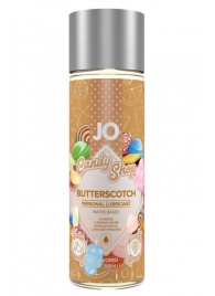 Смазка на водной основе Candy Shop Butterscotch с ароматом ирисок - 60 мл. - System JO - купить с доставкой в Сургуте