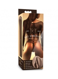 Коричневый мастубратор-вагина Nicole s Kitty - Blush Novelties - в Сургуте купить с доставкой