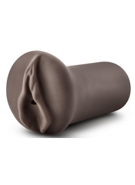 Коричневый мастубратор-вагина Nicole s Kitty - Blush Novelties - в Сургуте купить с доставкой