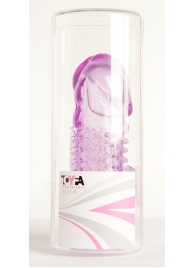 Фиолетовая насадка с коготком и шипами - 13 см. - Toyfa Basic - в Сургуте купить с доставкой