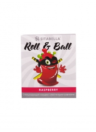 Стимулирующий презерватив-насадка Roll   Ball Raspberry - Sitabella - купить с доставкой в Сургуте