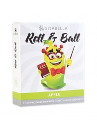Стимулирующий презерватив-насадка Roll   Ball Apple - Sitabella - купить с доставкой в Сургуте