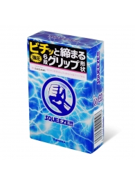 Презервативы Sagami Squeeze волнистой формы - 5 шт. - Sagami - купить с доставкой в Сургуте