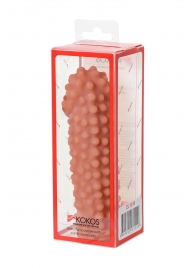Телесная насадка на фаллос с бугорками KOKOS Extreme Sleeve 10 - 15,8 см. - KOKOS - в Сургуте купить с доставкой