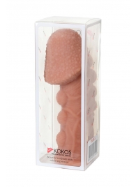 Насадка на фаллос с пузыриками, венками и ребристостью KOKOS Extreme Sleeve 09 - 12,7 см. - KOKOS - в Сургуте купить с доставкой