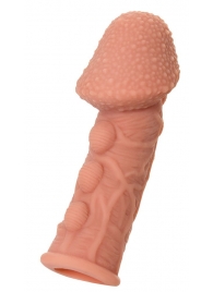 Насадка на фаллос с пузыриками, венками и ребристостью KOKOS Extreme Sleeve 09 - 12,7 см. - KOKOS - в Сургуте купить с доставкой