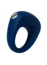 Синее эрекционное кольцо на пенис Satisfyer Ring 2 - Satisfyer - в Сургуте купить с доставкой