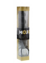Черная ёлочка-насадка для двойного проникновения Mojo Bumpy - 15 см. - Seven Creations - в Сургуте купить с доставкой