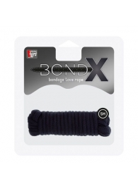Чёрная веревка для связывания BONDX LOVE ROPE - 5 м. - Dream Toys - купить с доставкой в Сургуте