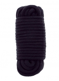 Черная веревка для связывания BONDX LOVE ROPE - 10 м. - Dream Toys - купить с доставкой в Сургуте