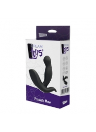 Черный вибромассажер простаты PROSTATE HERO - Dream Toys - в Сургуте купить с доставкой