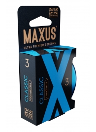 Классические презервативы в железном кейсе MAXUS Classic - 3 шт. - Maxus - купить с доставкой в Сургуте
