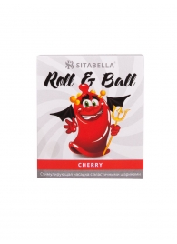 Стимулирующий презерватив-насадка Roll   Ball Cherry - Sitabella - купить с доставкой в Сургуте