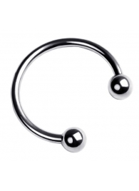 Серебристая подкова на головку пениса - ToyFa - купить с доставкой в Сургуте