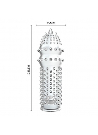 Закрытая прозрачная насадка Crystal sleeve - 14,2 см. - Erowoman-Eroman - в Сургуте купить с доставкой