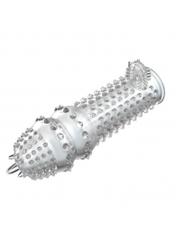Закрытая прозрачная насадка Crystal sleeve - 14,2 см. - Erowoman-Eroman - в Сургуте купить с доставкой