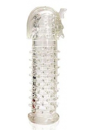 Закрытая прозрачная насадка на пенис Crystal Sleeve Faraon - 13,5 см. - Erowoman-Eroman - в Сургуте купить с доставкой